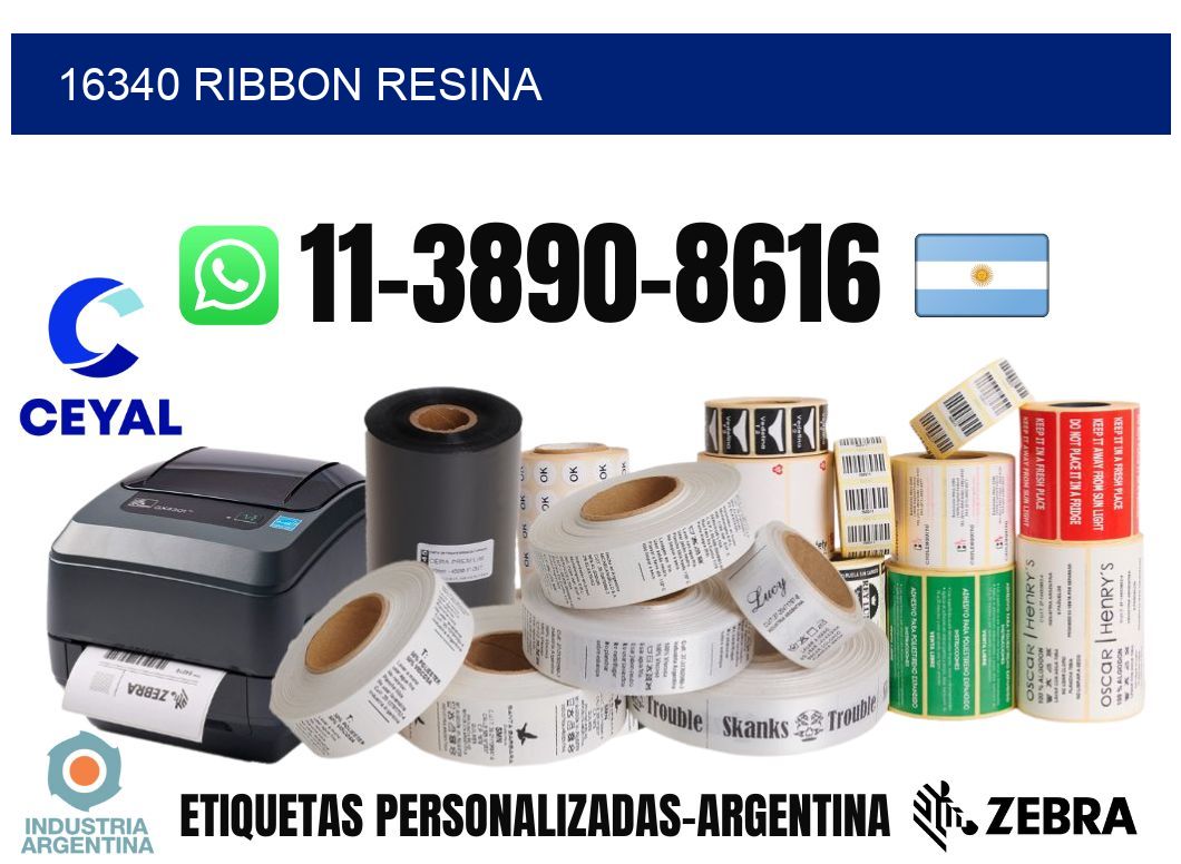 16340 ribbon resina