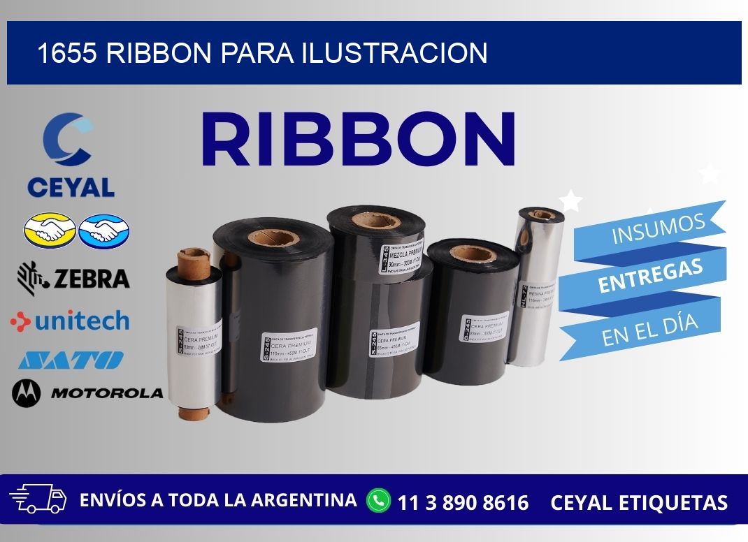 1655 ribbon para ilustracion
