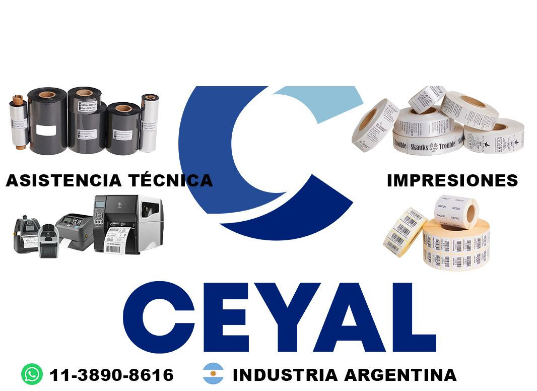 24255 rollos térmicos grandes para zebra serie 230