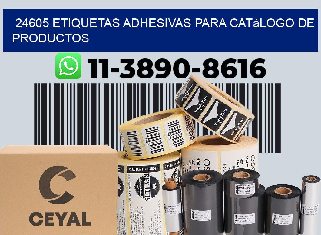 24605 etiquetas adhesivas para catálogo de productos
