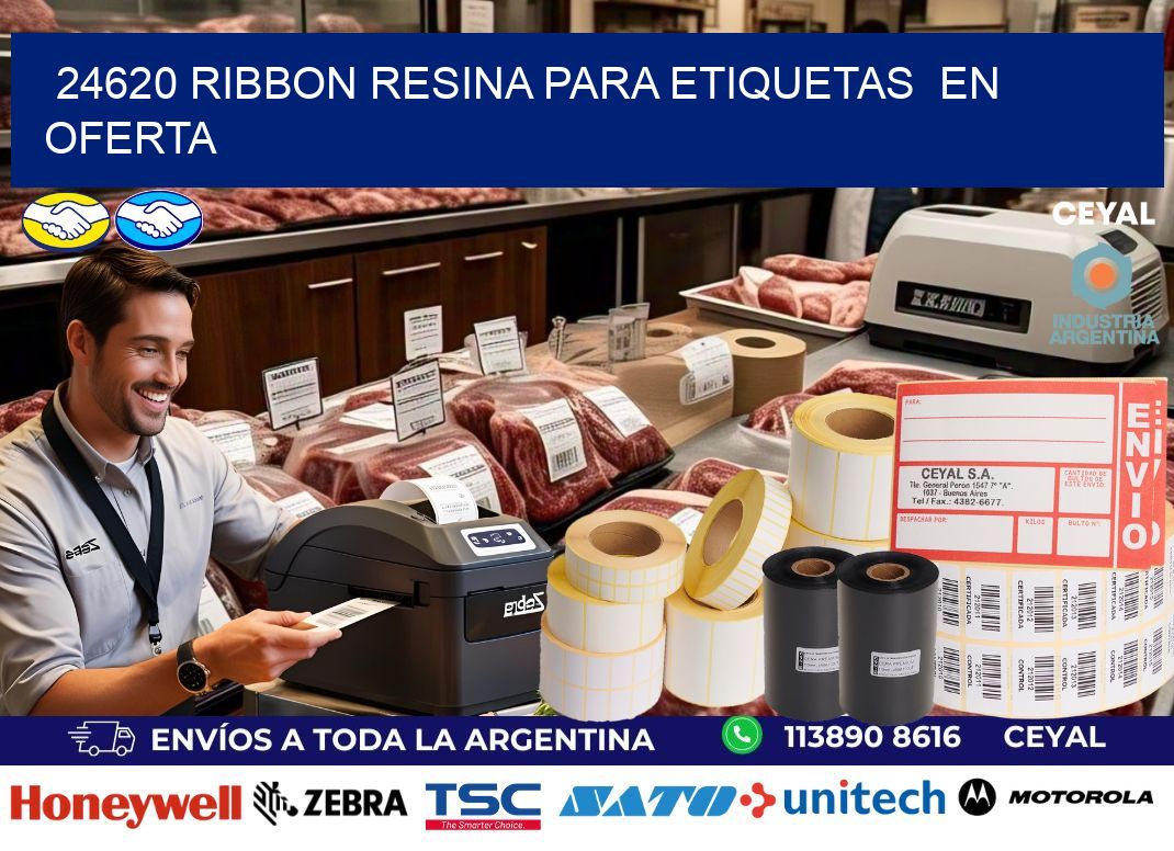 24620 ribbon resina para etiquetas  en oferta