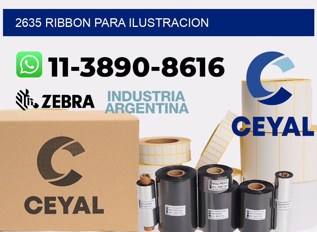 2635 ribbon para ilustracion