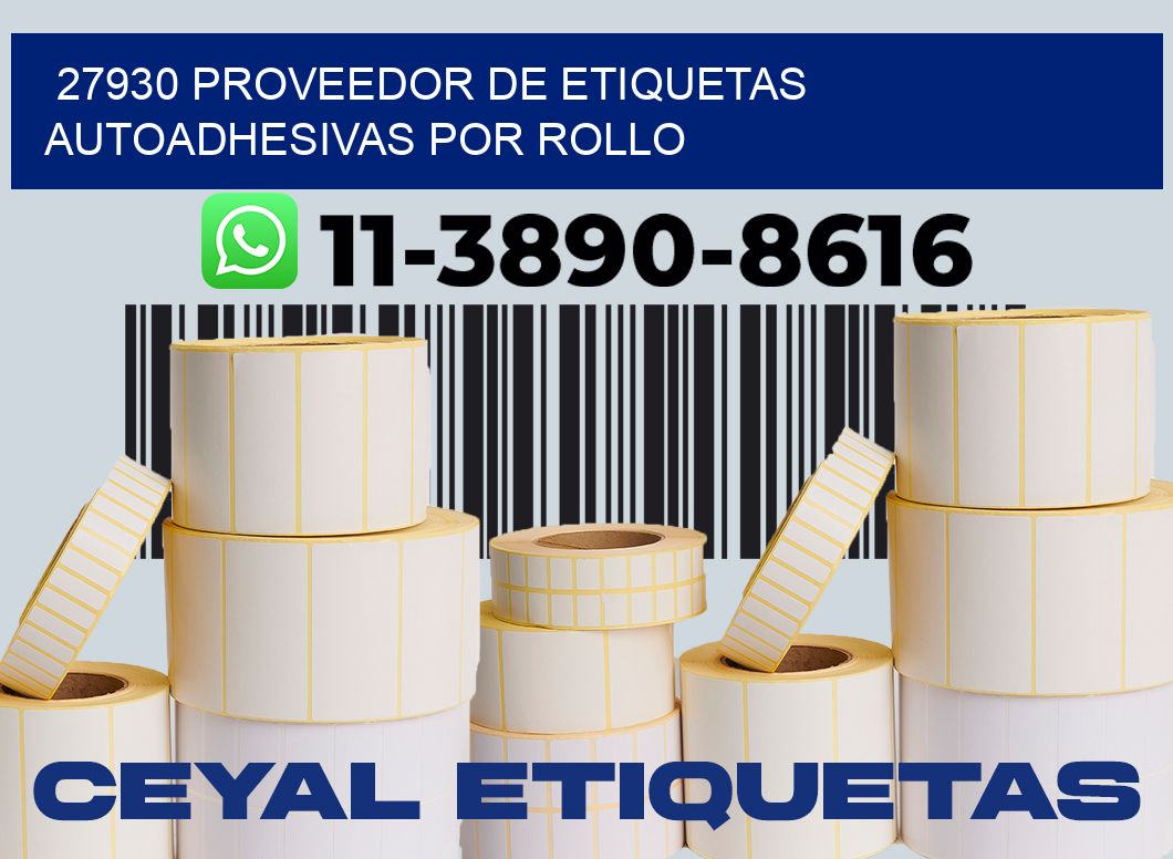 27930 proveedor de etiquetas autoadhesivas por rollo