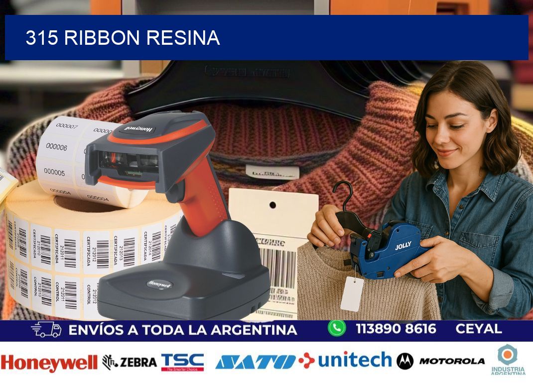 315 ribbon resina