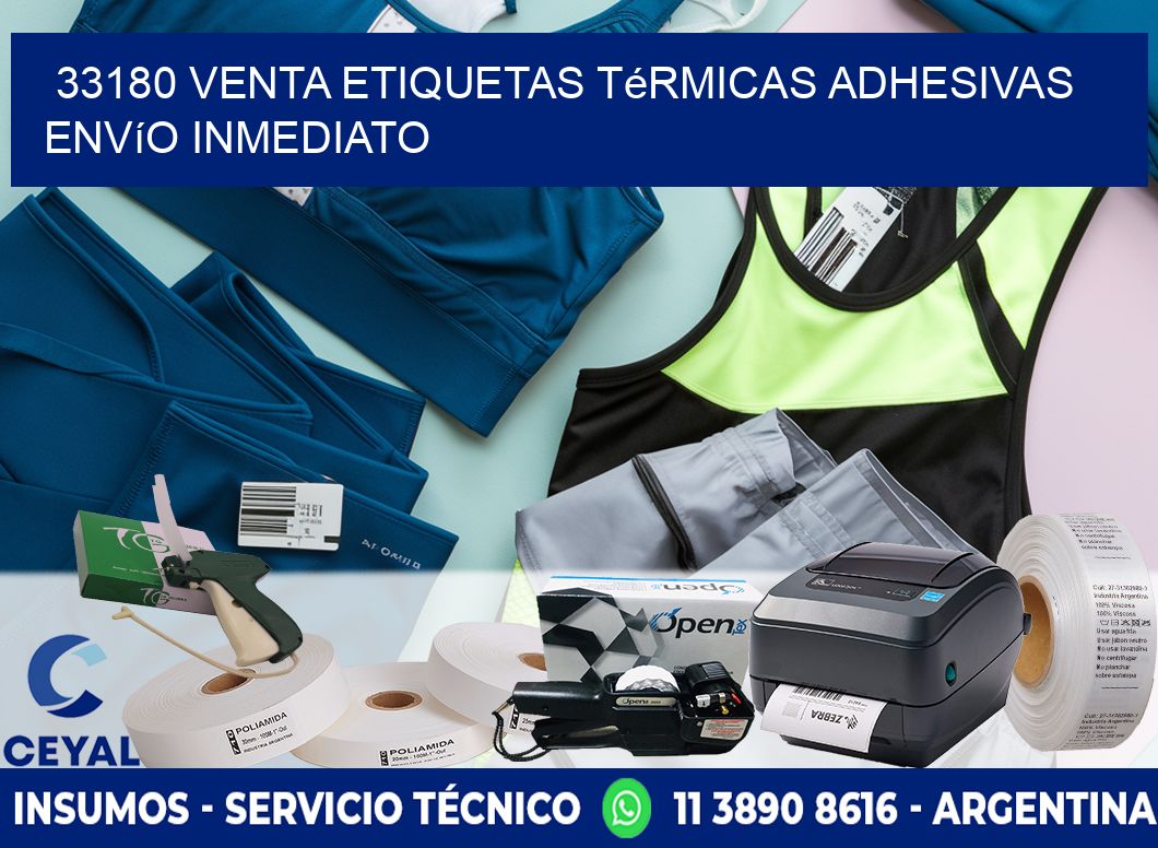33180 venta etiquetas térmicas adhesivas envío inmediato