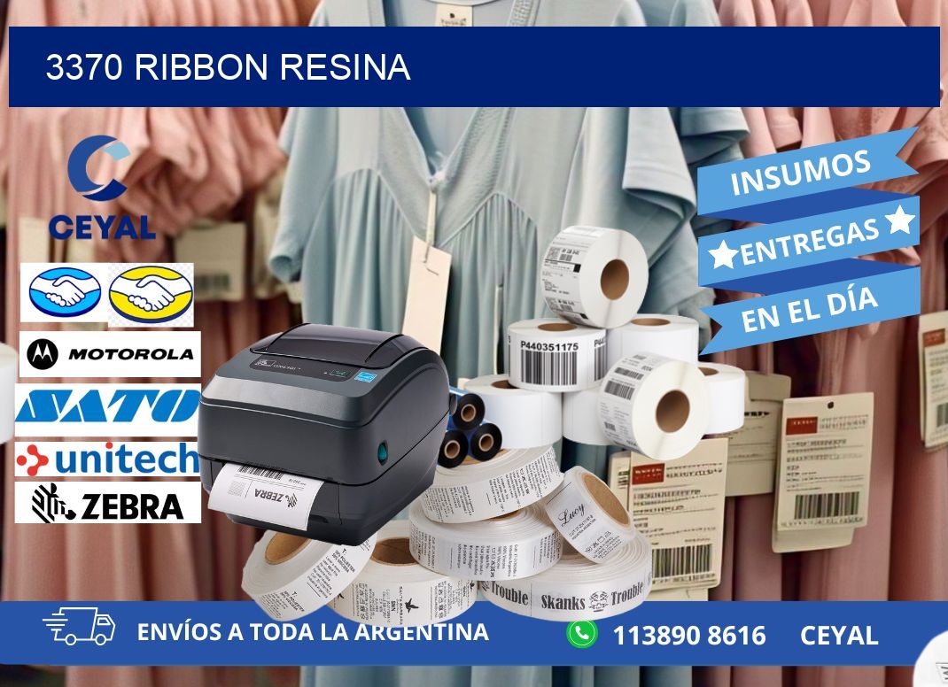 3370 ribbon resina