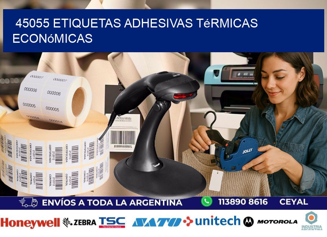45055 etiquetas adhesivas térmicas económicas