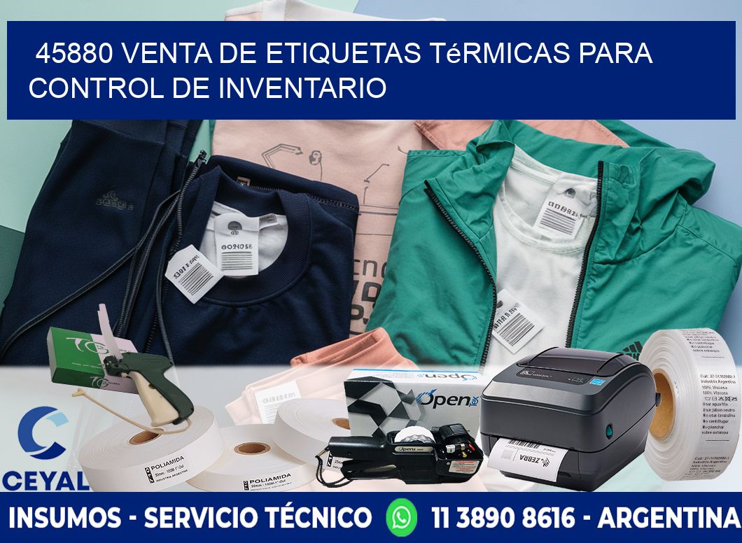 45880 venta de etiquetas térmicas para control de inventario