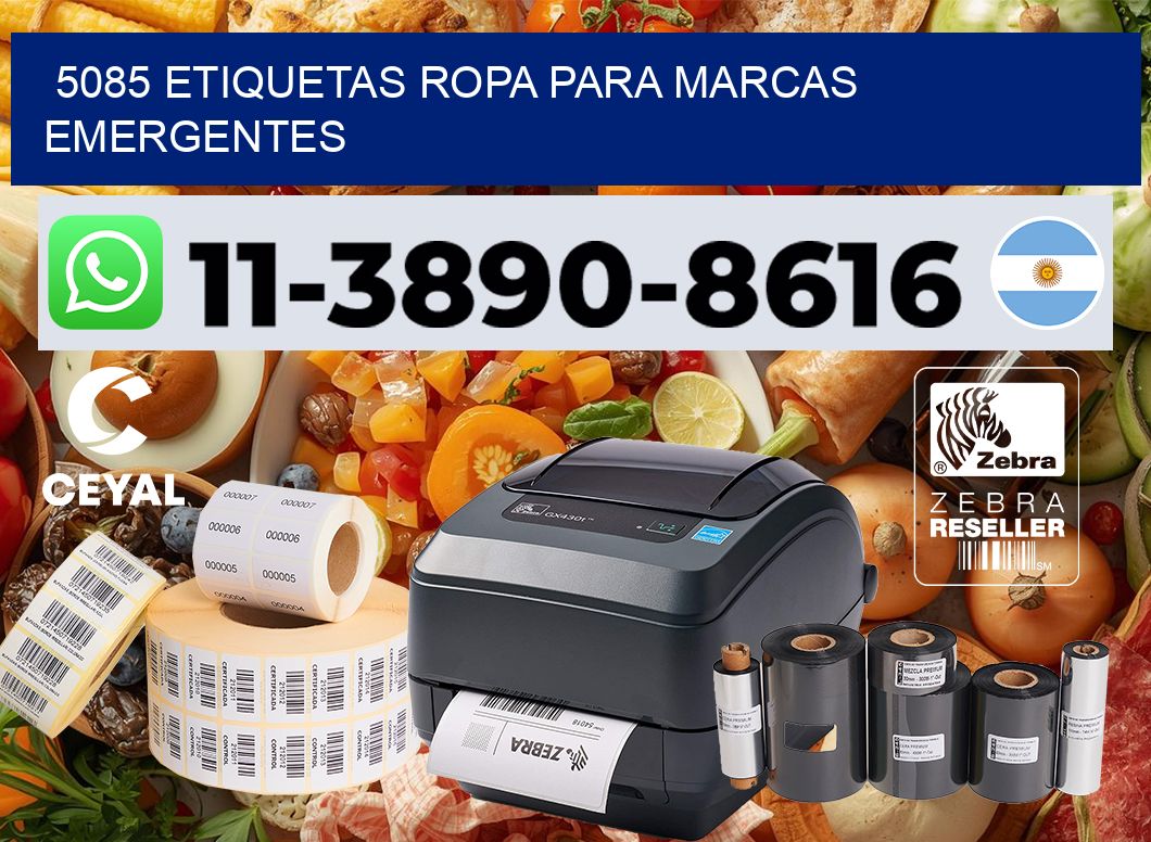 5085 Etiquetas ropa para marcas emergentes