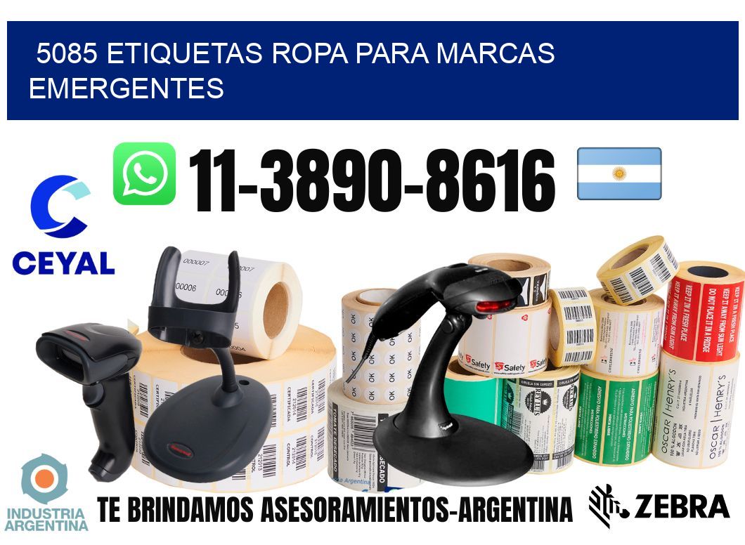 5085 Etiquetas ropa para marcas emergentes