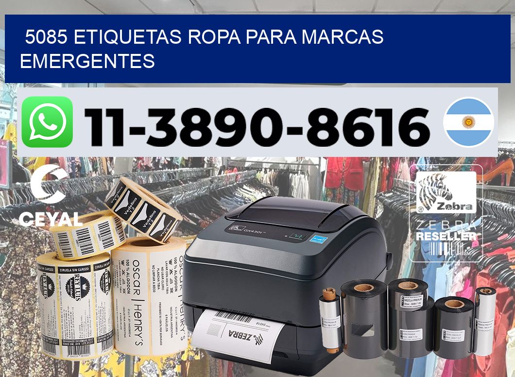 5085 Etiquetas ropa para marcas emergentes