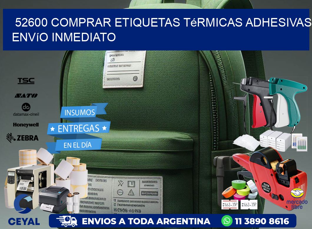 52600 comprar etiquetas térmicas adhesivas envío inmediato