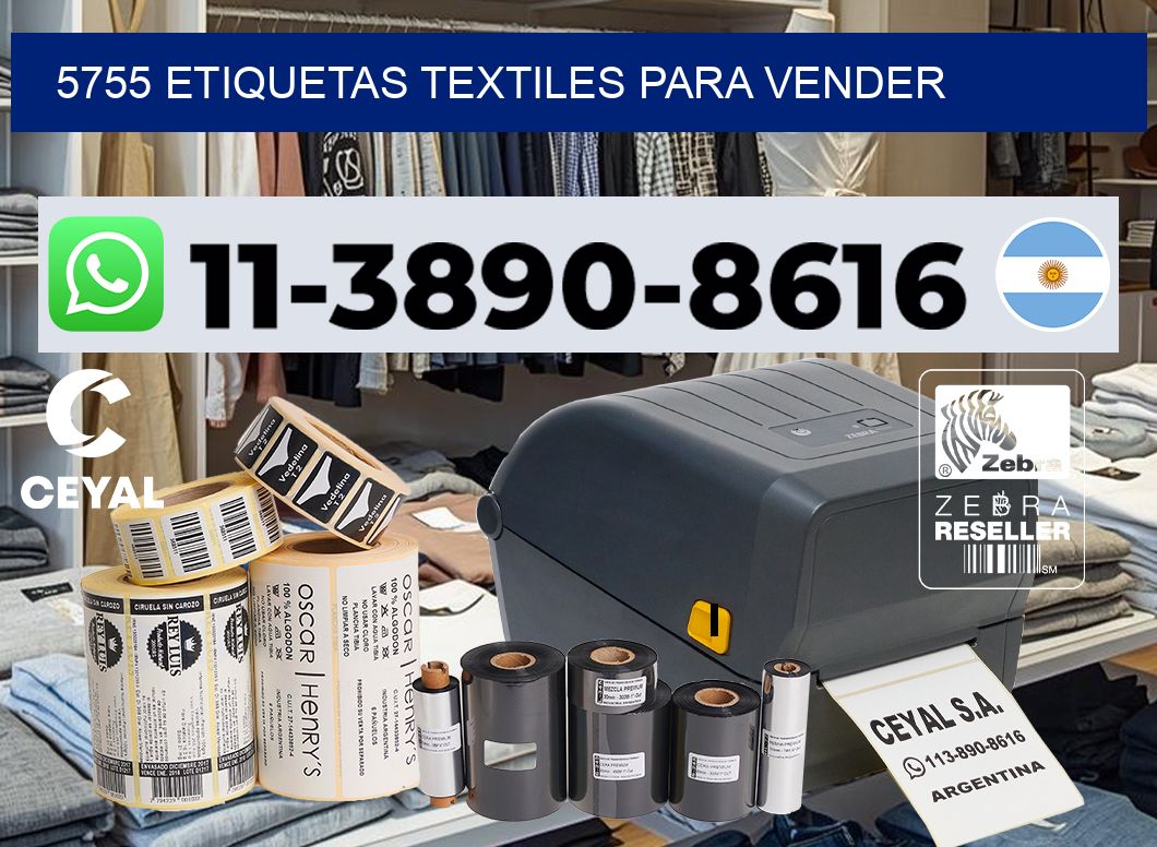 5755 Etiquetas textiles para vender
