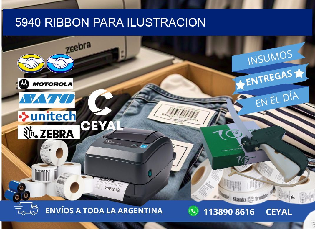 5940 ribbon para ilustracion