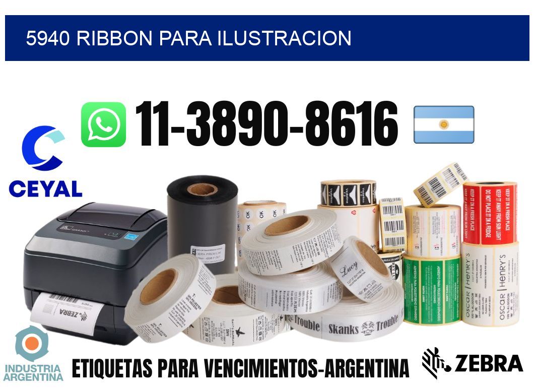 5940 ribbon para ilustracion