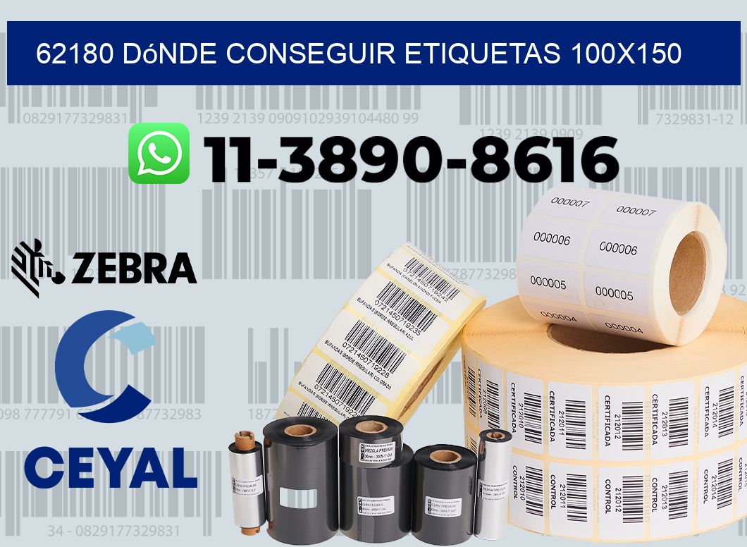 62180 dónde conseguir etiquetas 100x150