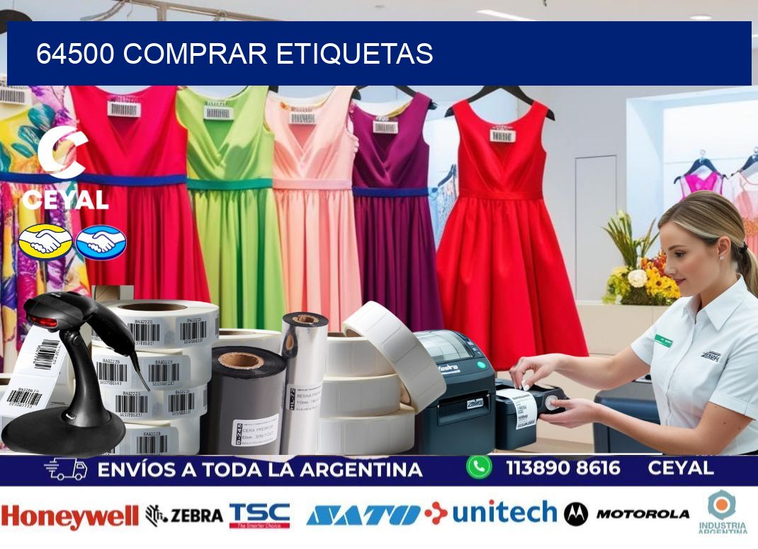 64500 comprar etiquetas