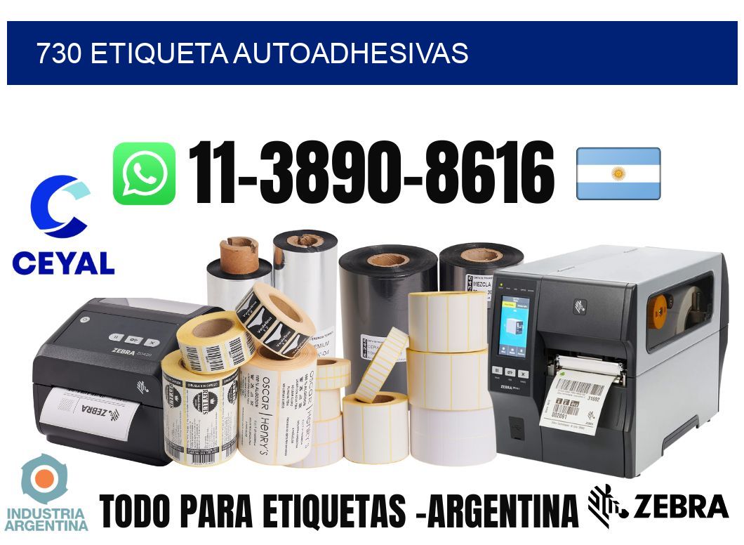 730 etiqueta autoadhesivas