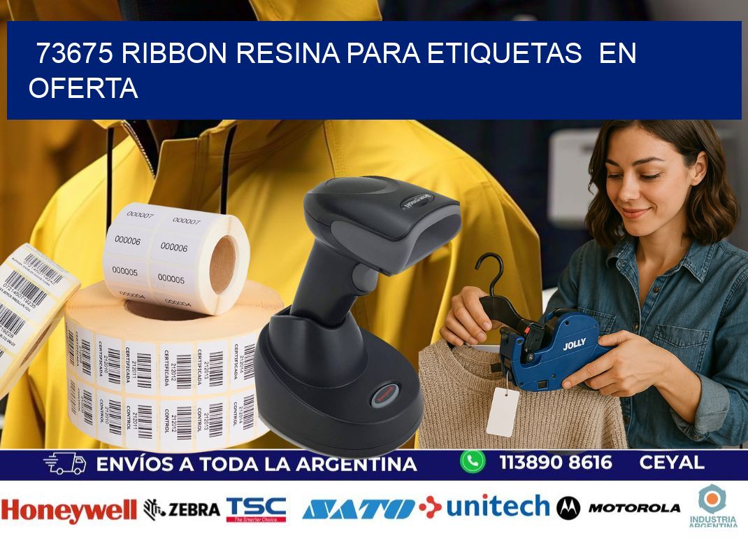 73675 ribbon resina para etiquetas en oferta