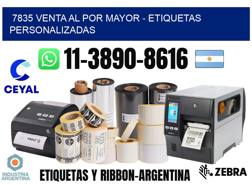 7835 Venta al Por Mayor - Etiquetas Personalizadas