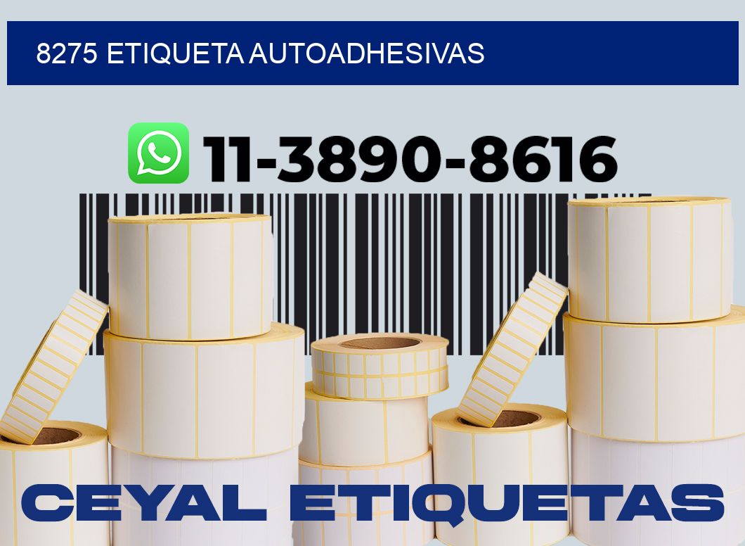 8275 etiqueta autoadhesivas