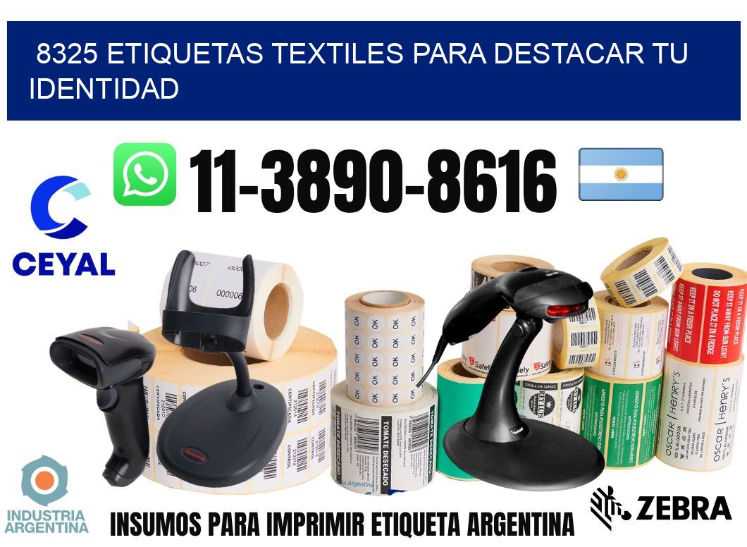 8325 Etiquetas textiles para destacar tu identidad