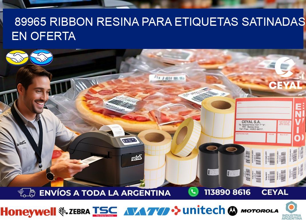 89965 ribbon resina para etiquetas satinadas en oferta