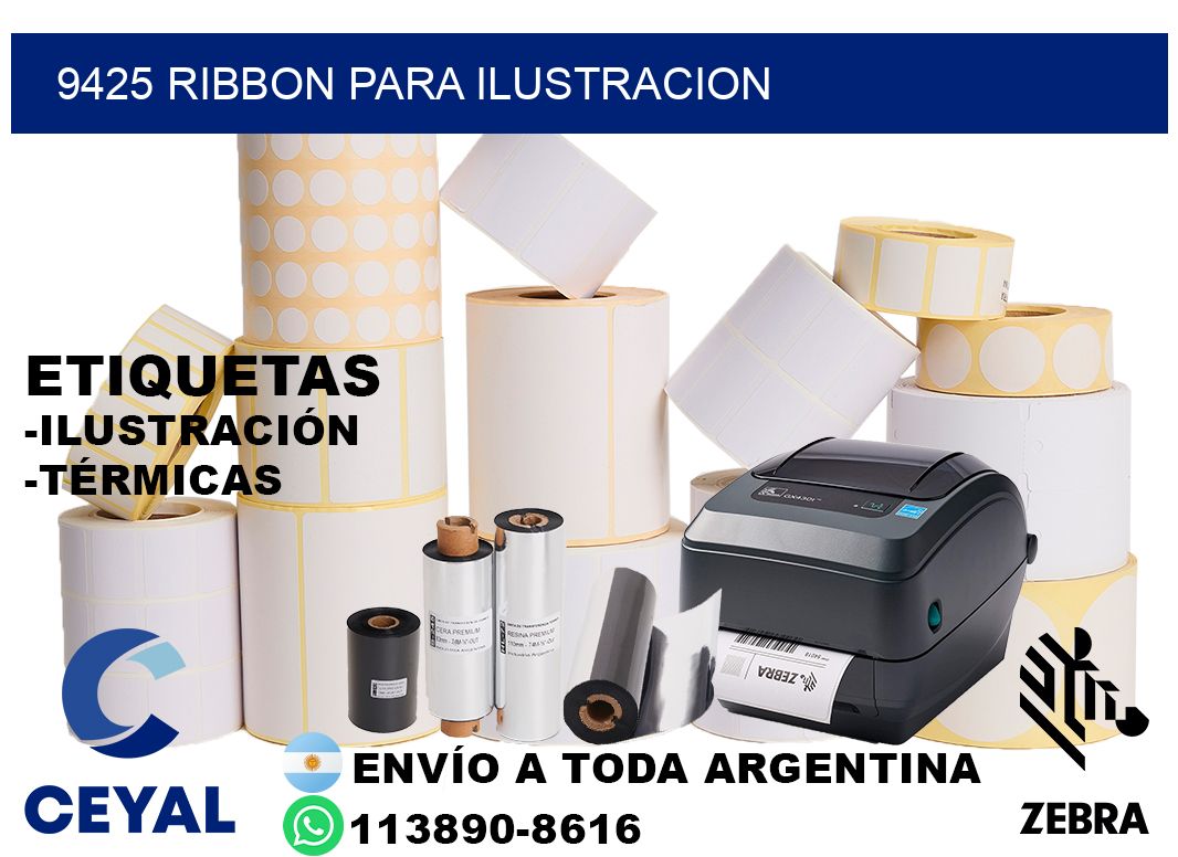 9425 ribbon para ilustracion