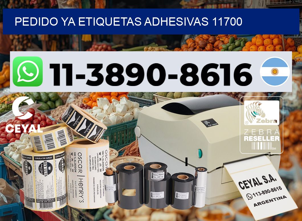 pedido ya etiquetas adhesivas 11700