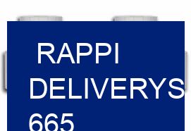 rappi deliverys 665 etiquetas adhesivas