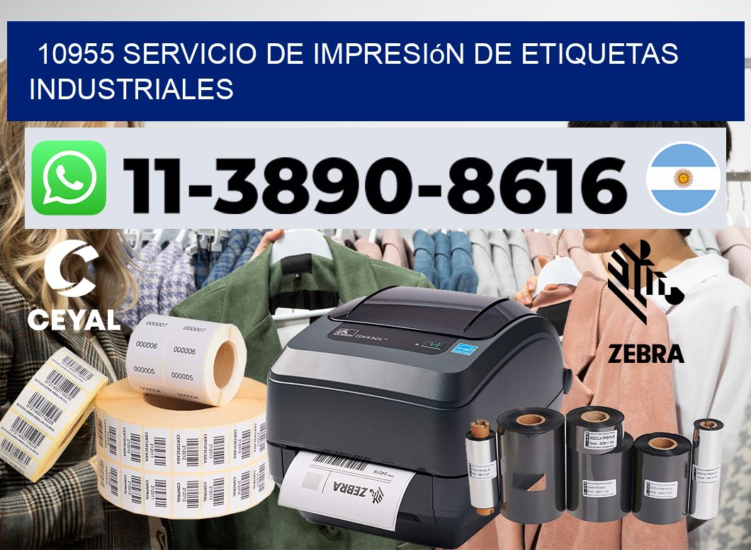 10955 Servicio de impresión de etiquetas industriales