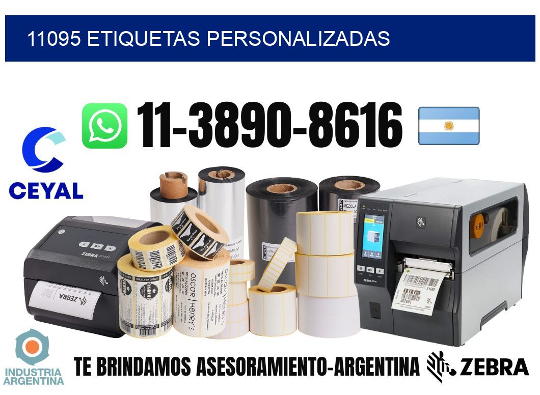 11095 etiquetas personalizadas
