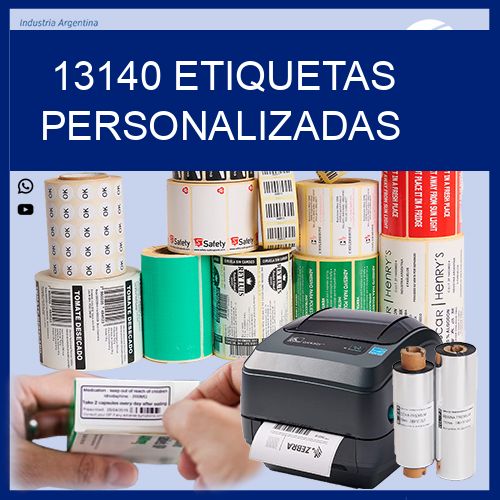 13140 etiquetas personalizadas