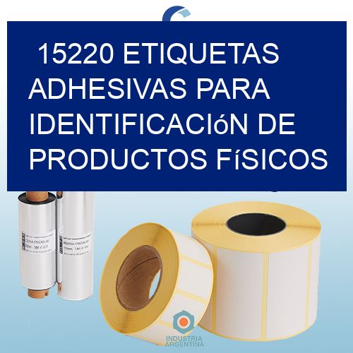 15220 Etiquetas adhesivas para identificación de productos físicos