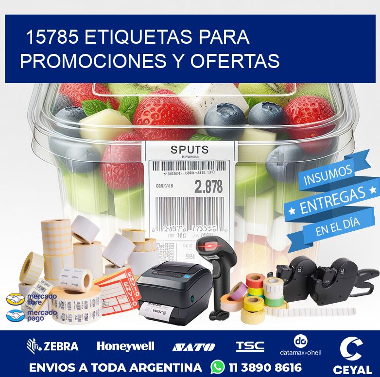 15785 Etiquetas para promociones y ofertas