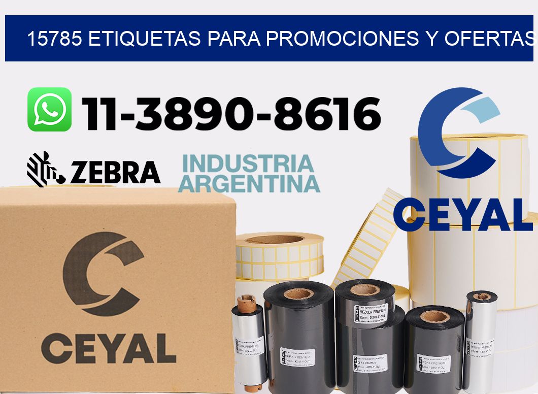 15785 Etiquetas para promociones y ofertas