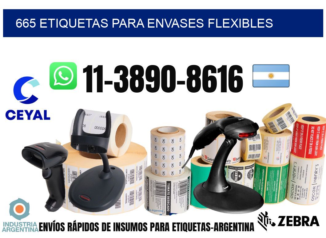 665 Etiquetas para envases flexibles