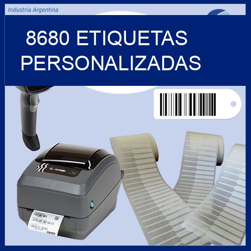 8680 etiquetas personalizadas