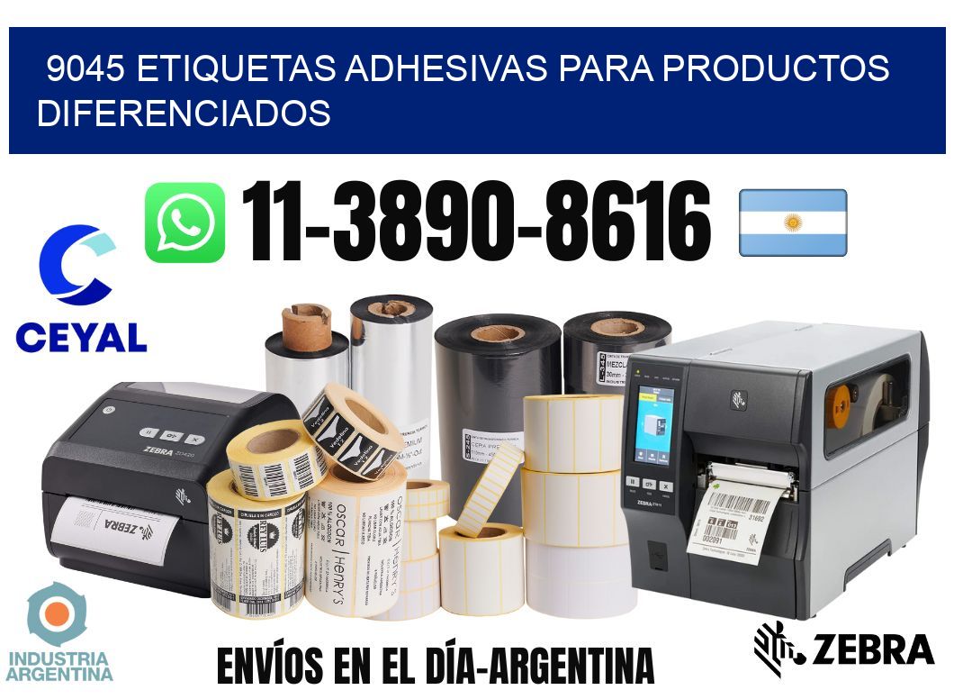 9045 Etiquetas adhesivas para productos diferenciados