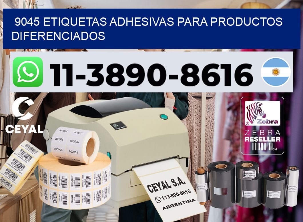 9045 Etiquetas adhesivas para productos diferenciados