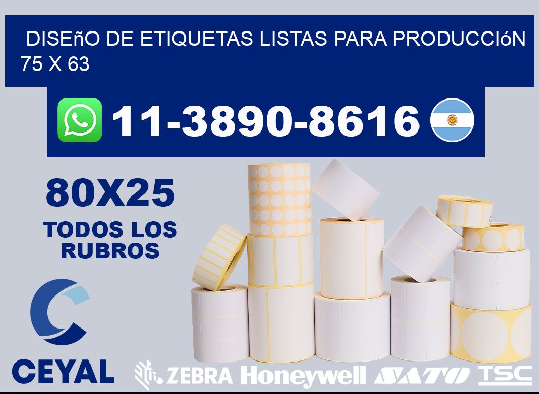 diseño de etiquetas listas para producción 75 x 63