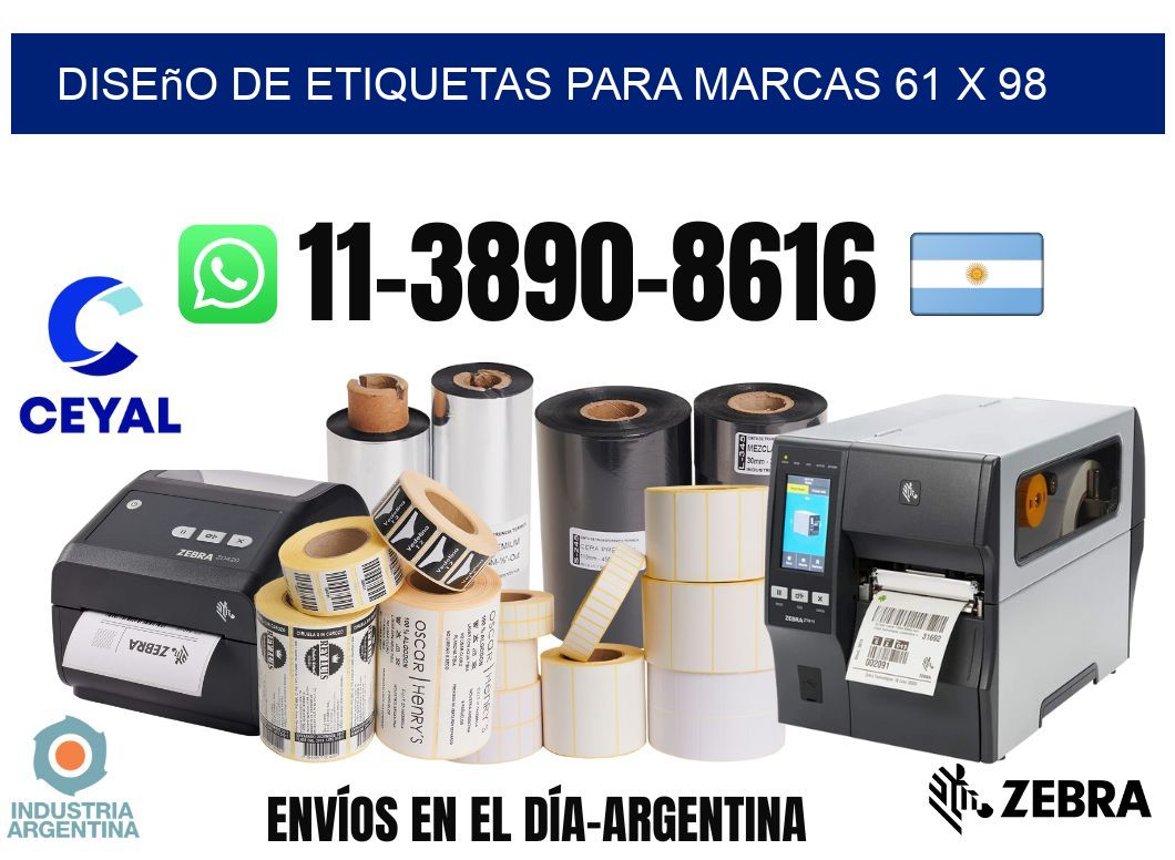 diseño de etiquetas para marcas 61 x 98