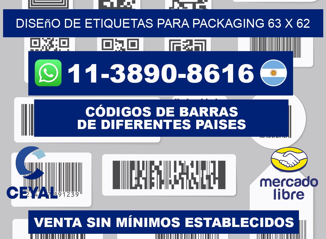 diseño de etiquetas para packaging 63 x 62