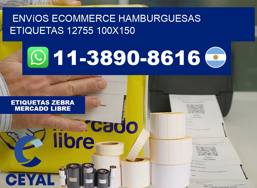 Envíos Ecommerce hamburguesas etiquetas 12755 100×150