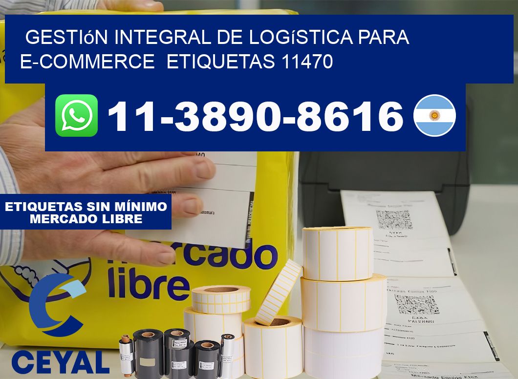 Gestión integral de logística para e-commerce  etiquetas 11470