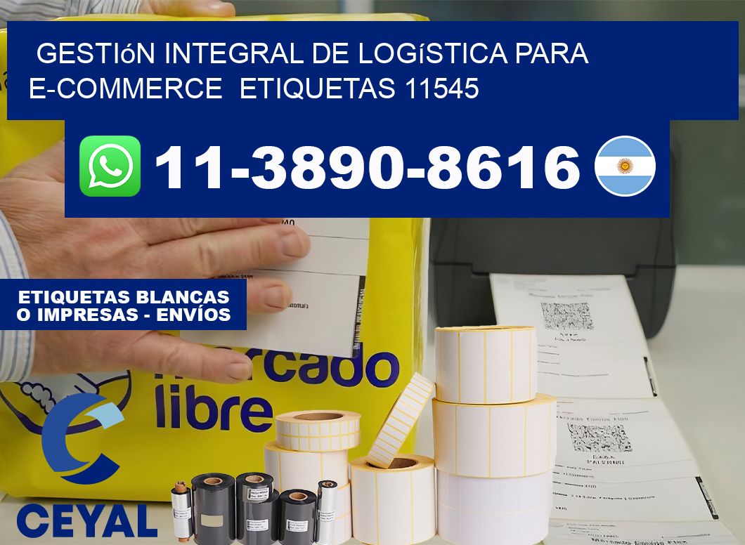 Gestión integral de logística para e-commerce  etiquetas 11545