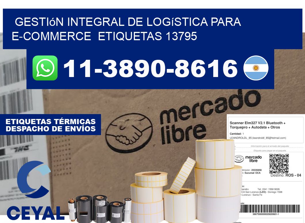 Gestión integral de logística para e-commerce  etiquetas 13795