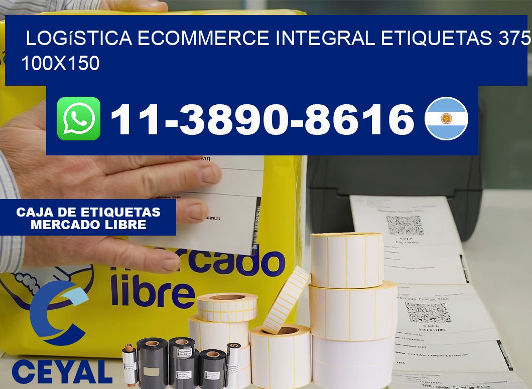 Logística ecommerce integral etiquetas 375 100×150