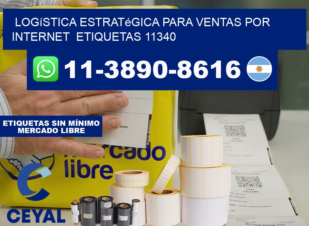 Logística estratégica para ventas por internet  etiquetas 11340