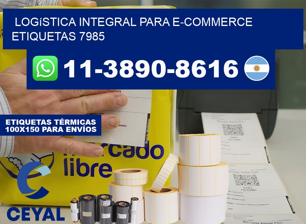 Logística integral para e-commerce  etiquetas 7985
